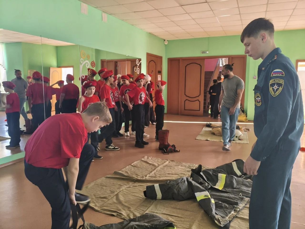 Ребята приобщились к работе МЧС